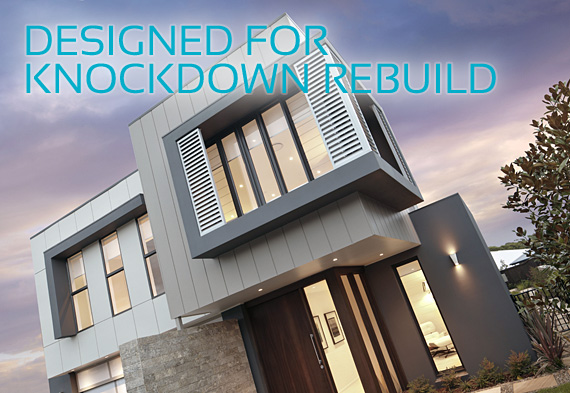 Designed for Knockdown Rebuild.